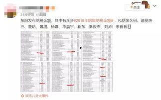 明星网红缴税比例,税负背后的真相与反思